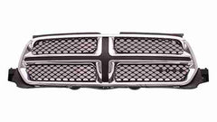 GRILLE CHROME PAINTED BLACK W/ACCENT COLOUR