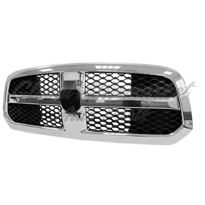 GRILLE MATTE-BLACK HONEYCOMB W/CHROME FRAME EXCLUDE REBEL/ WARLOCK