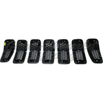 GRILLE MATTE BLACK W/CHROME MOULDING 7 PIECES SET — photo 5
