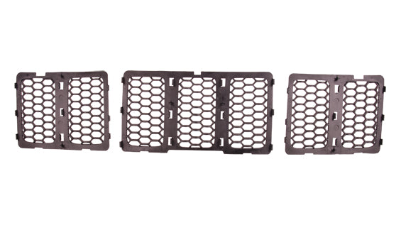 GRILLE MATTE-BLACK HONEYCOMB STYLE