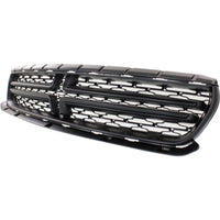GRILLE FLAT BLACK CROSSHAIRS AND MOULDING EXCLUDE SCAT PACK/SRT/HELLCAT MODEL