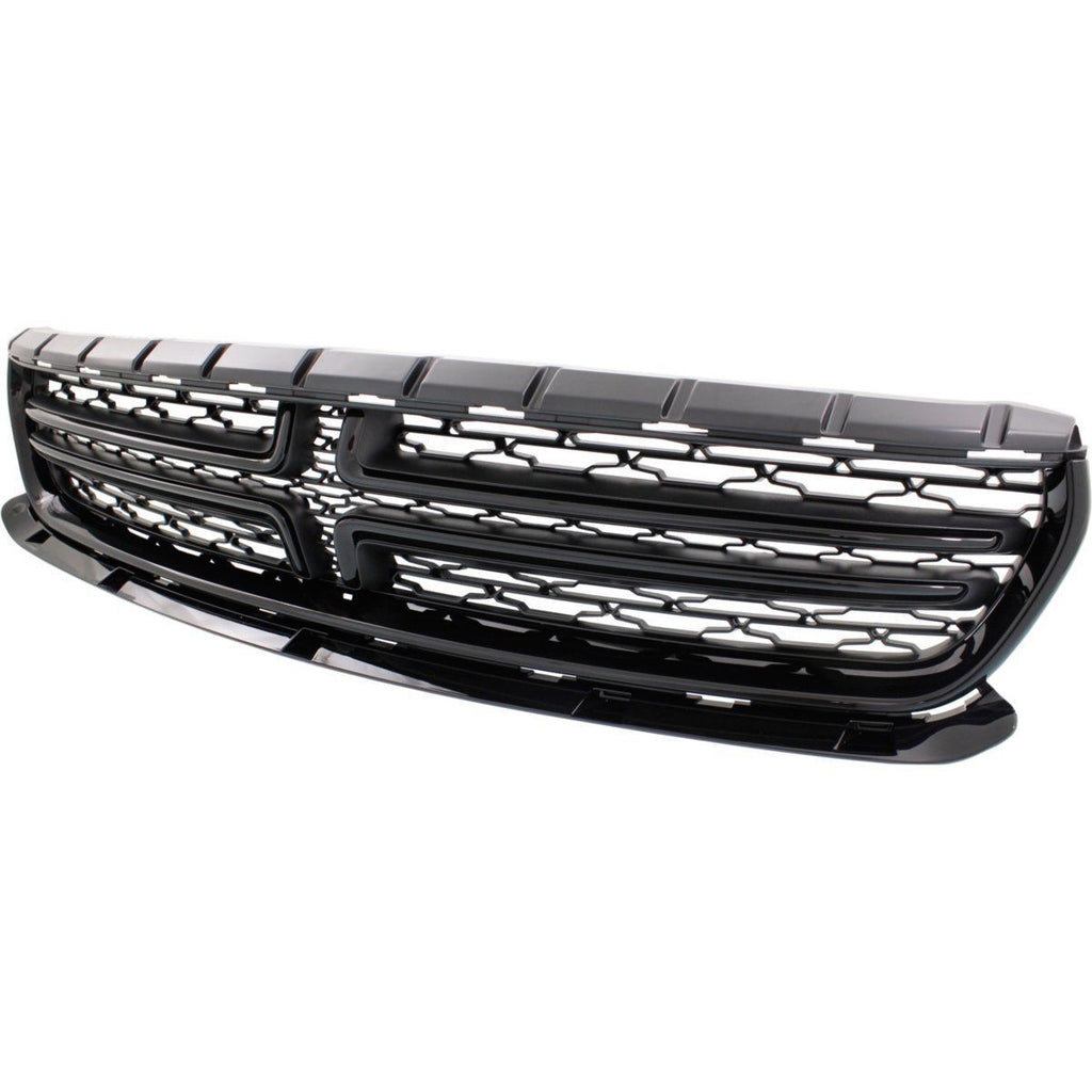 GRILLE FR PTD BLACK CROSSHAIRS AND MOULDING EXCLUDE SCAT PACK/SRT/HELLCAT MODEL
