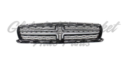 GRILLE CHROME CROSSHAIR W/PTD BLACK MESH EXCLUDE SCAT PACK/SRT/HELLCAT MODEL