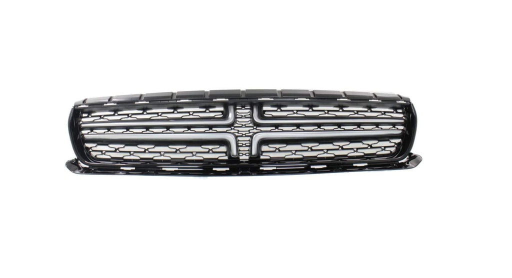 GRILLE CHROME CROSSHAIR W/PTD BLACK MESH EXCLUDE SCAT PACK/SRT/HELLCAT MODEL