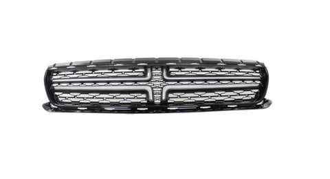 GRILLE CHROME CROSSHAIR W/PTD BLACK MESH EXCLUDE SCAT PACK/SRT/HELLCAT MODEL