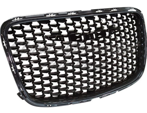 GRILLE GLOSSY BLACK MESH / FRAME FOR 300S/ LTD MODELS