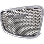 GRILLE FR PTD BRIGHT BLACK W/SATIN CHROME FRAME — photo 1