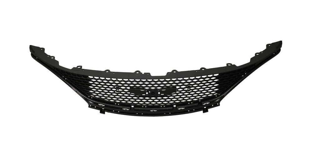 GRILLE FR MATTE BLACK MESH W/O CAMERA EXCLUDE HYB MODELS