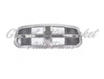 GRILLE CHROME FRAME W/CHROME WAVE MESH — photo 3