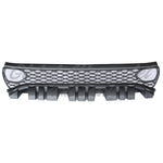 GRILLE FR TEXTURED BLACK W/ LH/RH AIR VENT INSERT FOR MODEL W/HOOD SCOOP — photo 1