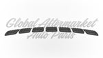 GRILLE BLACK FRAME W/BLACK INSERT 7-PC SET — photo 4
