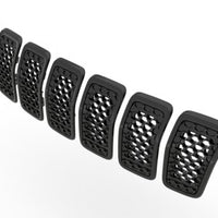 GRILLE BLACK FRAME W/BLACK INSERT 7-PC SET