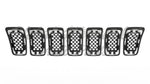 GRILLE FR CHROME FRAME W/BLACK INSERT 7-PC SET — photo 4