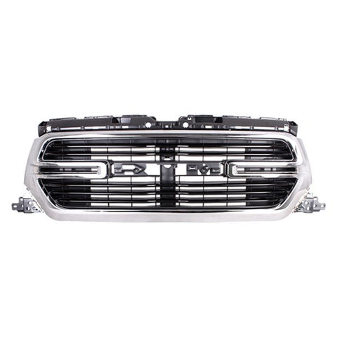 GRILLE CHROME SURROUND W/BLACK BILLETS W/CAMERA LARAMIE/BIG HORN MODEL