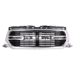 GRILLE CHROME SURROUND W/BLACK BILLETS W/CAMERA LARAMIE/BIG HORN MODEL