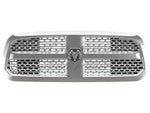 GRILLE CHROME FRAME W/CHROME PERFORATED WAVE INSERT — photo 1