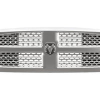 GRILLE CHROME FRAME W/CHROME PERFORATED WAVE INSERT