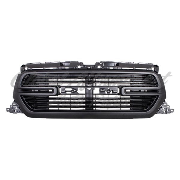GRILLE FR MATTE DARK GRAY W/O SURROUND VIEW CAMERA