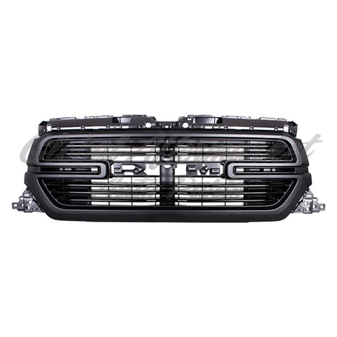 GRILLE FR MATTE DARK GRAY W/O SURROUND VIEW CAMERA