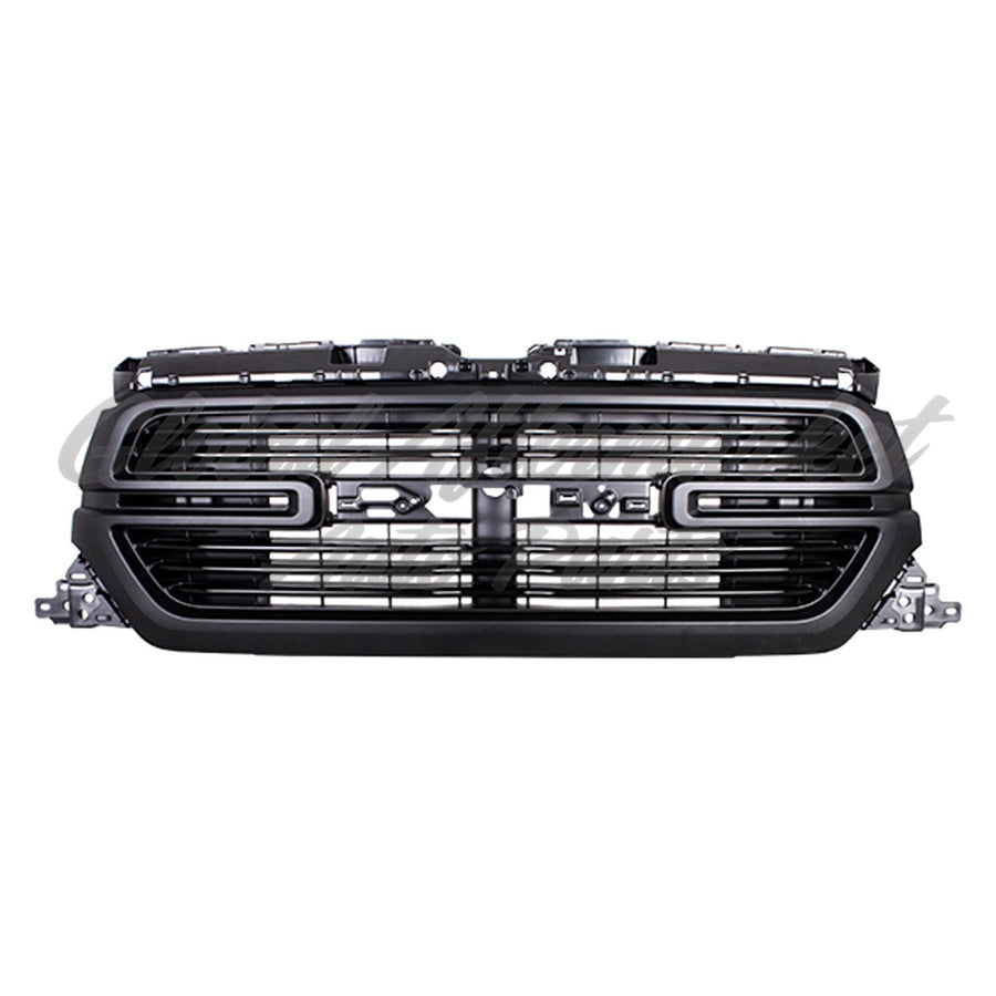 GRILLE FR MATTE DARK GRAY W/O SURROUND VIEW CAMERA