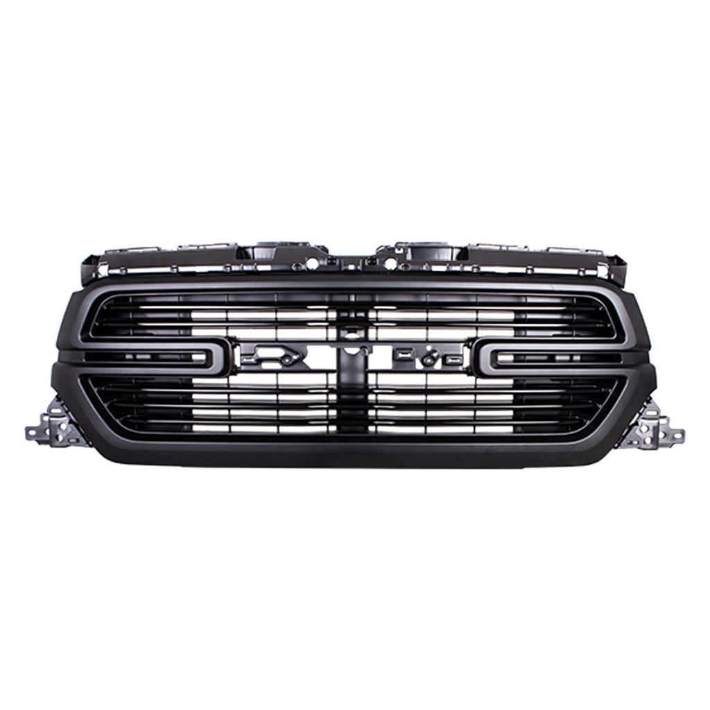 GRILLE FR MATTE DARK GRAY W/O SURROUND VIEW CAMERA