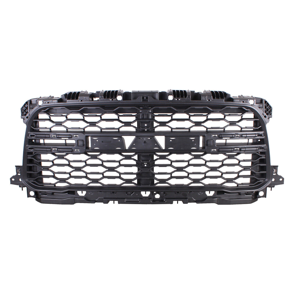 GRILLE FR BLACK MESH PATTERN W/ NOSTRILS W/O CAMERA/MOLDINGS/ FOR TRADESMAN MODELS