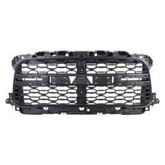 GRILLE FR BLACK MESH PATTERN W/ NOSTRILS W/O CAMERA/MOLDINGS/ FOR TRADESMAN MODELS