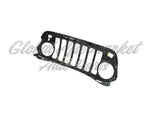 GRILLE FR PRIMED BLACK W/TRIM RING MOLDINGS — photo 2