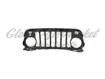 GRILLE FR PRIMED BLACK W/TRIM RING MOLDINGS — photo 3
