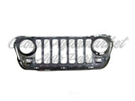 GRILLE FR PRIMED BLACK W/CAMERA W/O TRIM RING MOLDINGS — photo 3