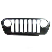 GRILLE FR PRIMED BLACK W/CAMERA W/O TRIM RING MOLDINGS