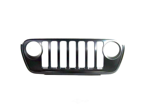 GRILLE FR PRIMED BLACK W/CAMERA W/O TRIM RING MOLDINGS
