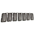 GRILLE INSERT BLACK HONEYCOMB STYLE 7-PCS EXCLUDE SRT/TRACKHAWK — photo 4