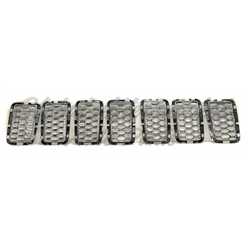 GRILLE INSERT CHROME 7-PCS EXCLUDE SRT/TRACKHAWK