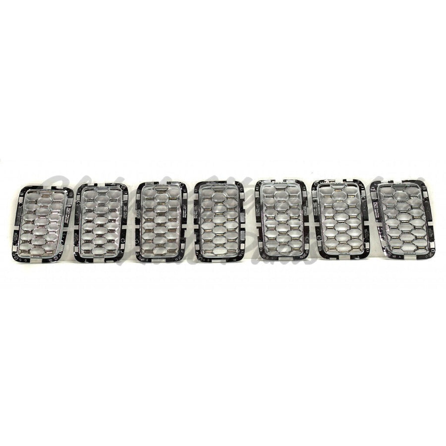 GRILLE INSERT CHROME 7-PCS EXCLUDE SRT/TRACKHAWK