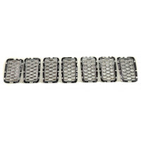 GRILLE INSERT CHROME 7-PCS EXCLUDE SRT/TRACKHAWK