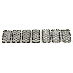 GRILLE INSERT CHROME 7-PCS EXCLUDE SRT/TRACKHAWK