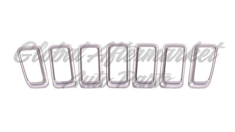 GRILLE MOULDING 7 PIECES SET CHROME