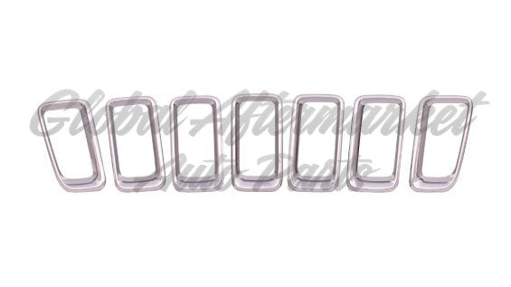 GRILLE MOULDING 7 PIECES SET CHROME