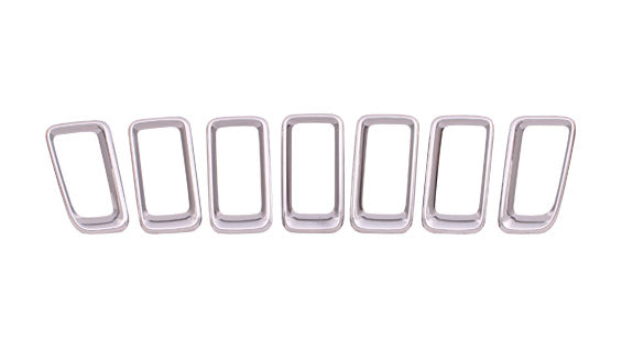 GRILLE MOULDING 7 PIECES SET CHROME