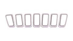 GRILLE MOULDING 7 PIECES SET CHROME