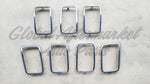 GRILLE TRIM RING SET CHROME 7-PC EXCLUDE SRT/TRACKHAWK — photo 5