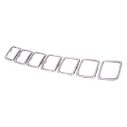 GRILLE TRIM RING SET CHROME 7-PC
