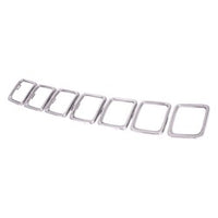 GRILLE TRIM RING SET CHROME 7-PC