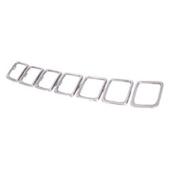 GRILLE TRIM RING SET CHROME 7-PC