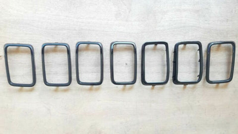 GRILLE TRIM RING SET GLOSS BLACK 7-PC EXCLUDE SRT/TRACKHAWK