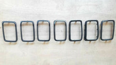 GRILLE TRIM RING SET GLOSS BLACK 7-PC EXCLUDE SRT/TRACKHAWK