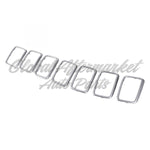 GRILLE TRIM RING SET SATIN CHROME 7-PC EXCLUDE SRT/TRACKHAWK — photo 1