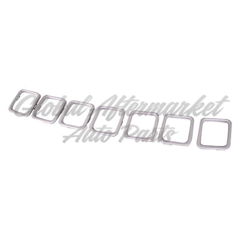 GRILLE TRIM RING (7-PIECE SET) PRIMED