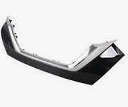 GRILLE MOULDING UPPER MATTE BLACK W/BLACK MOULDING